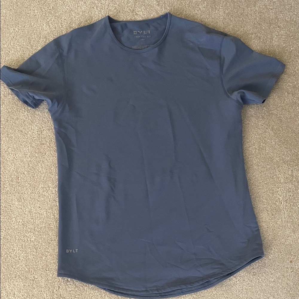 BYLT Basics Slate Blue Short Sleeve Tee